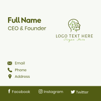 Nature Human Leaves Business Card Design