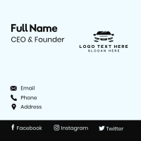 Auto Racing Vehicle Business Card Design