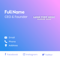 Digital Gaming Streamer Business Card Design