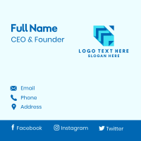 Finance Firm Company Business Card Design