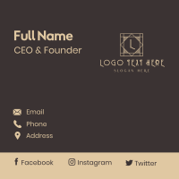 Luxury Geometric Business Business Card Design