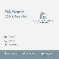 House Building Architect Business Card Design