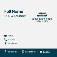 Automotive Speed Racer Business Card Design