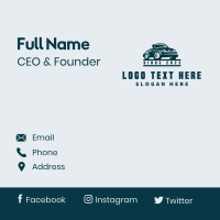 Automotive Car Garage Business Card Design