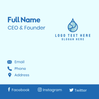  Water Sanitation Cleaning Business Card Design