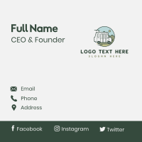 Van Ride Outdoor Business Card Design