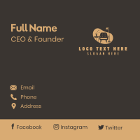 Living Room Furnishing Business Card Design