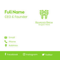 Leafy Tooth Business Card Design