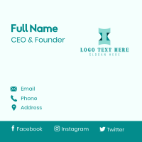 Creative Studio Letter I Business Card Design