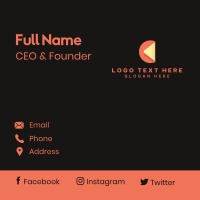 Digital Cryptocurrency App Business Card Design