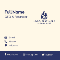 House Tower Building Business Card Design