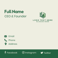 Garden Landscaping House Business Card Design