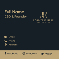 Elegant Luxury Hotel Business Card Design