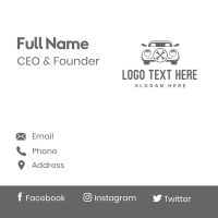 Car Maintenance Workshop Business Card Design