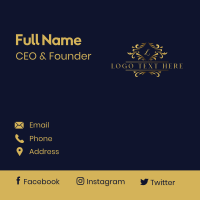 Elegant Luxury Boutique Business Card Design