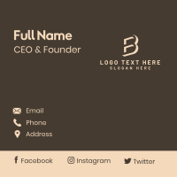 Professional Media Brand Business Card Design