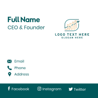 Company Business Chart Business Card Design