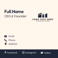 Storage Warehouse Building Business Card Design