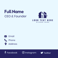 House Building Property Business Card Design