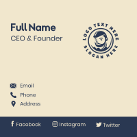 Handyman Guy Character Business Card Design