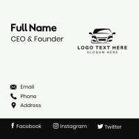 Sedan Automotive Vehicle Business Card Design