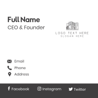 Architecture Property Building Business Card Design