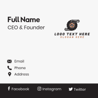 Tire Auto Mechanical Business Card Design