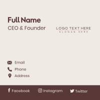 Minimalist Business Enterprise Business Card Design