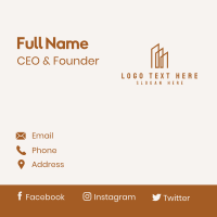 Luxury Hotel Estate Business Card Design