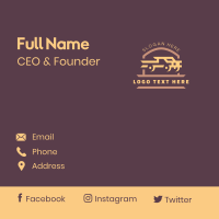 Pickup Truck Automotive Business Card Design