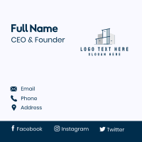 Architecture Structure Builder Business Card Design