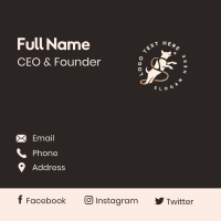 Dog Leash Trainer Business Card Design