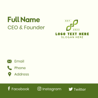 Leaves Farming Nature Business Card Design