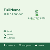 Leaf Plant Landscaping Business Card Design