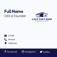 Warehouse Factory Depot Business Card Design