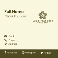 Malt Beer Plant Business Card Design