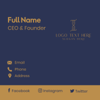 Boutique Letter I Business Card Design