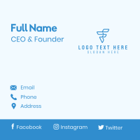 Fintech Startup Letter F Business Card Design