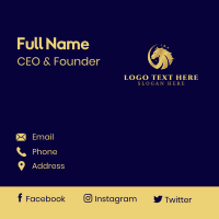 Luxury Horse Animal Business Card Design