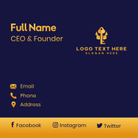 House Key Security Business Card Design