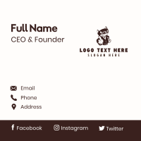 Cursing Bully Profanity Business Card Design