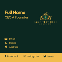 Luxury Royalty Ornament Business Card Design