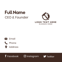 Hammer Construction Builder Business Card Design