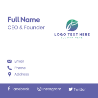 Finance Company Letter J  Business Card Design