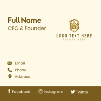 Castle Tower Defense Business Card Design