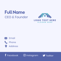 Home Improvement Roof Business Card | BrandCrowd Business Card Maker