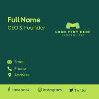 Green Gradient Letter M Business Card | BrandCrowd Business Card Maker