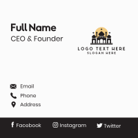 Holy Temple Architecture Business Card Design