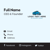 Cargo Moving Transport Business Card Design