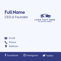 Car Speed Repair Business Card Design